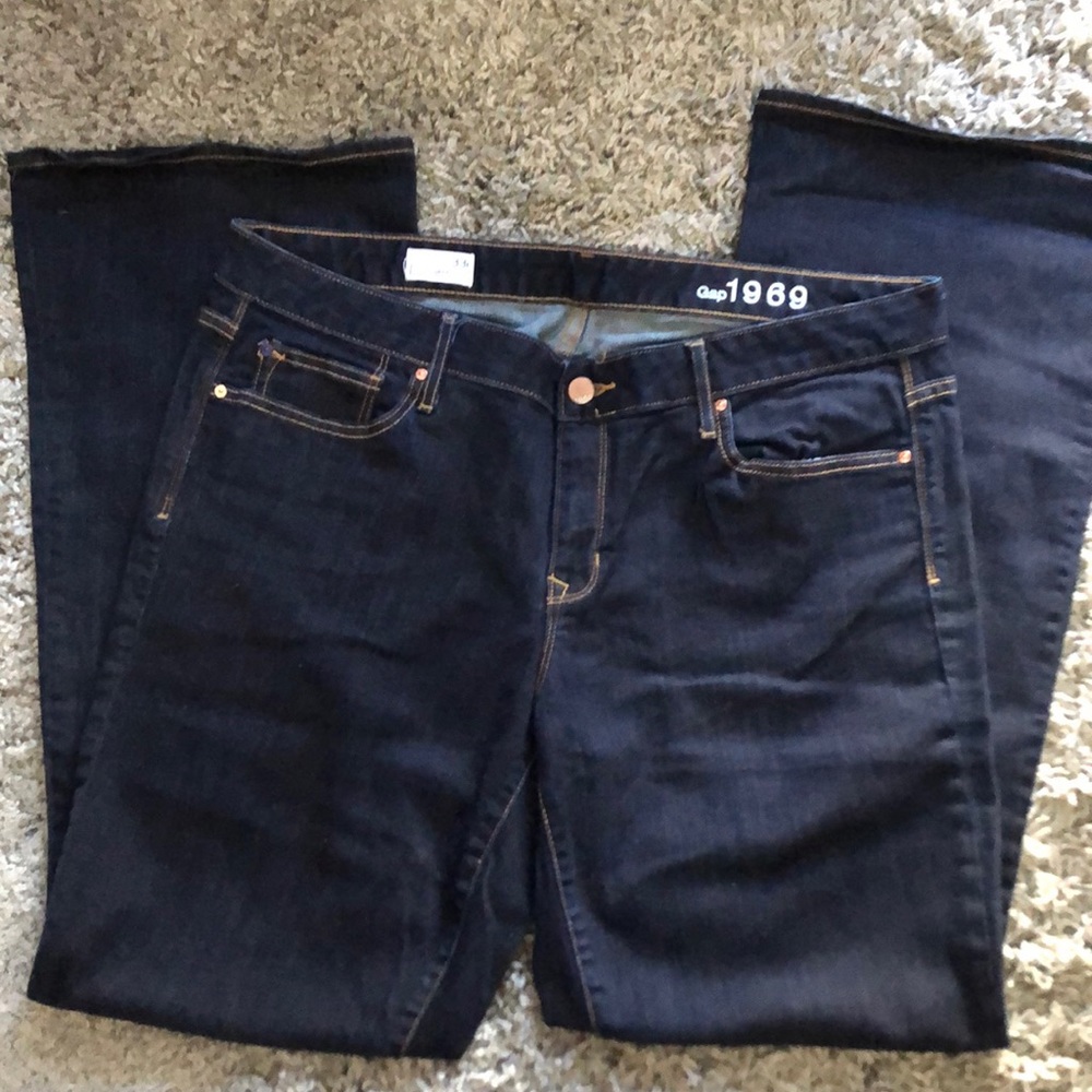 Gap 1969 dark wash jeans